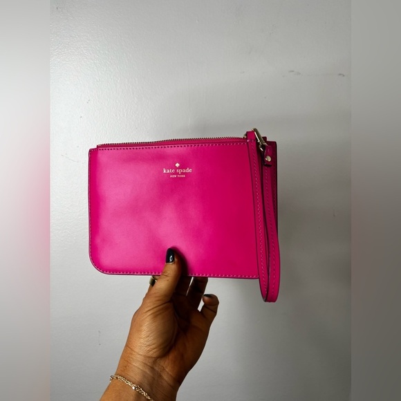 kate spade Accessories - Kate Spade Pink Wristlet